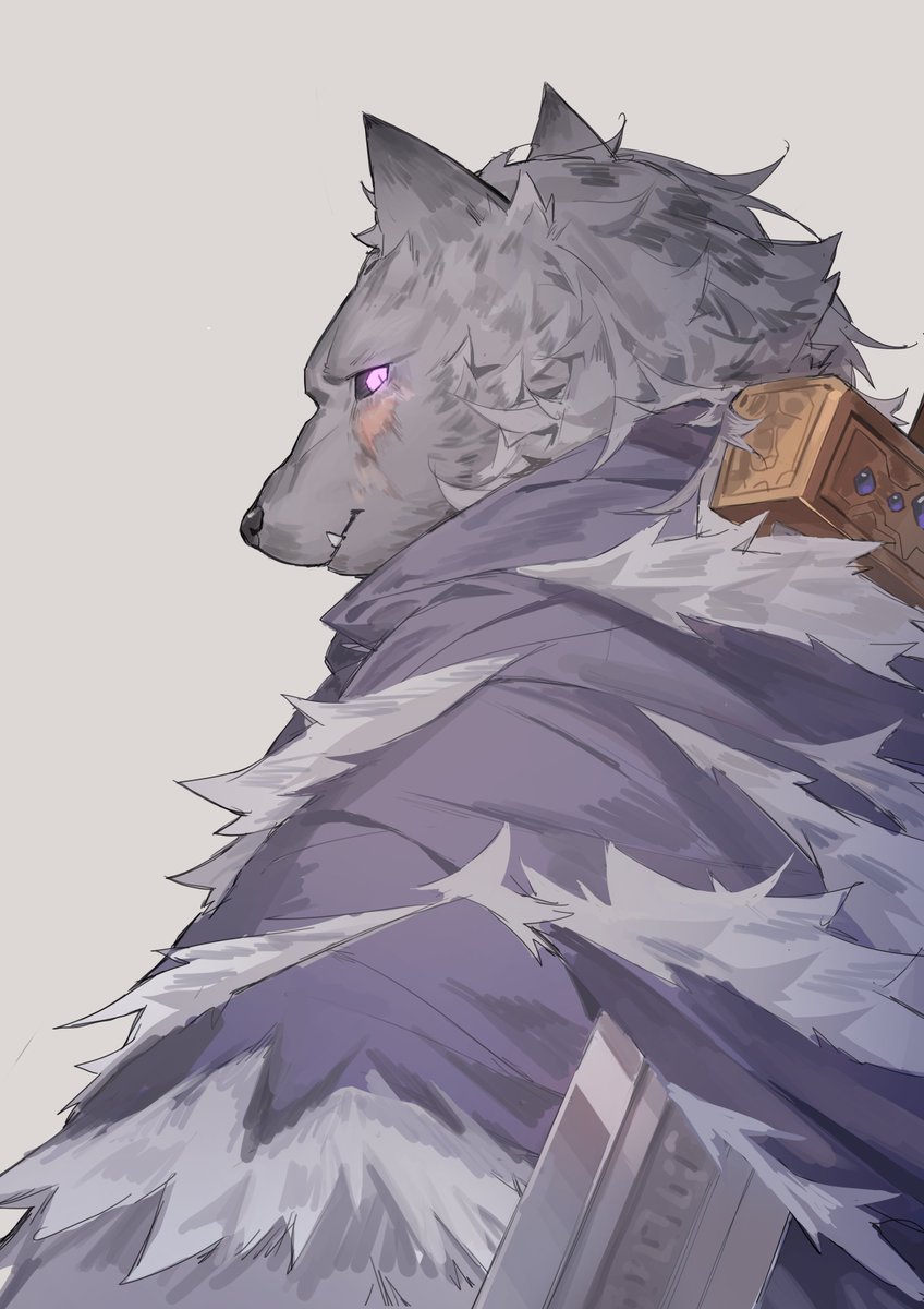 blaidd the half-wolf (elden ring) drawn by yanglai_miz