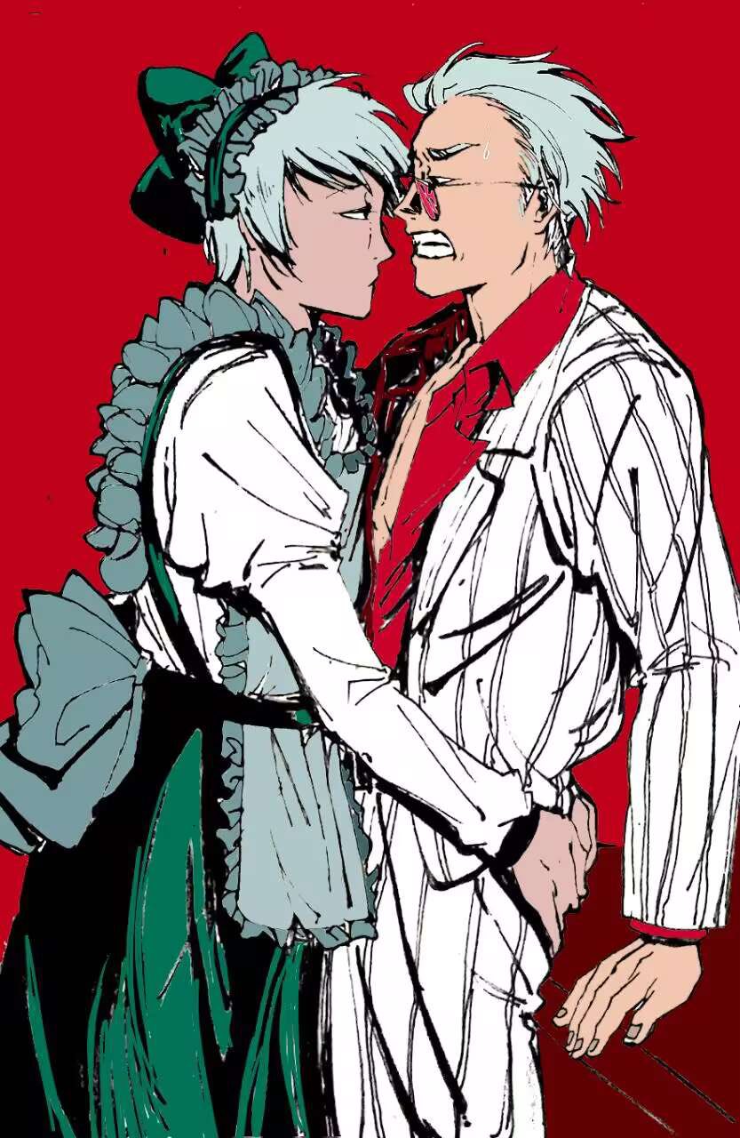 akagi shigeru and hirayama yukio (fukumoto mahjong and 1 more) drawn by nanji_yuan_zhumin
