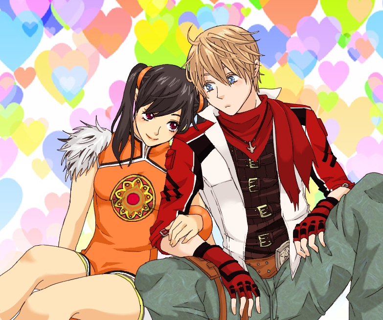 ling xiaoyu and leo kliesen (tekken) drawn by popon_ta