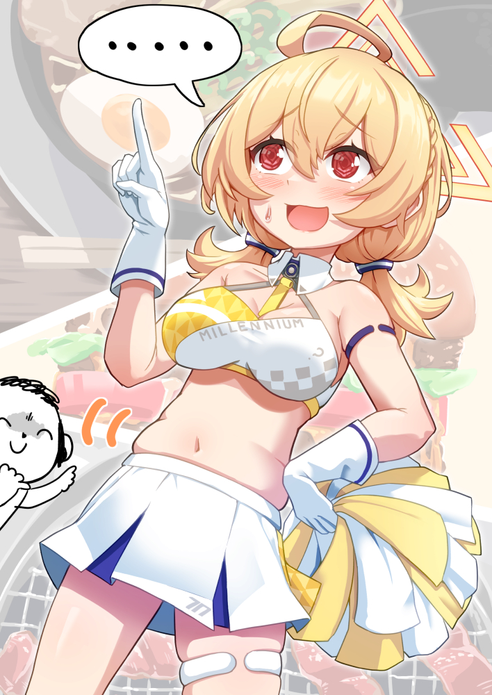 sensei, doodle sensei, and kotori (blue archive) drawn by kurobuchi_kintobi