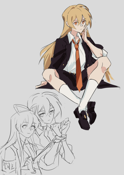 yakumo yukari and matara okina (touhou) drawn by arong