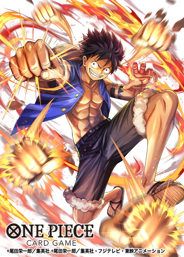 monkey d. luffy (one piece and 1 more) drawn by hokuyuu