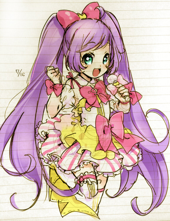 manaka laala (pretty series and 1 more) drawn by touyama_soboro