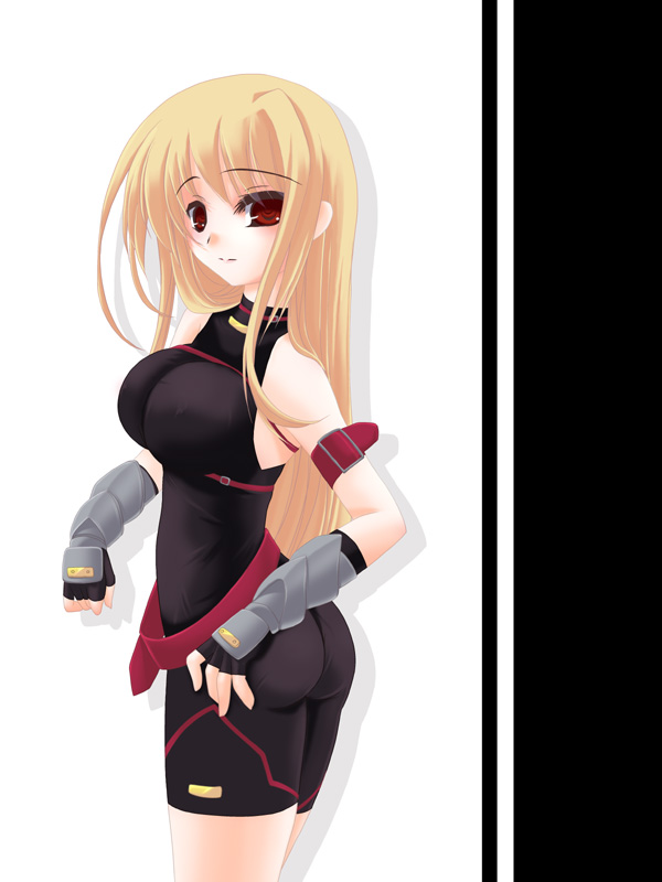 fate testarossa (lyrical nanoha and 2 more) drawn by frapowa