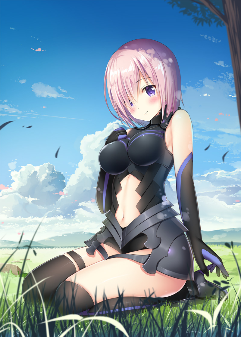 mash kyrielight (fate and 1 more) drawn by sousouman