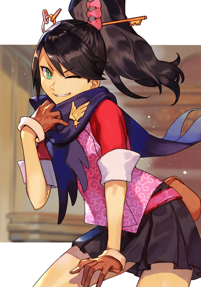 kay faraday (ace attorney and 2 more) drawn by hungry_clicker