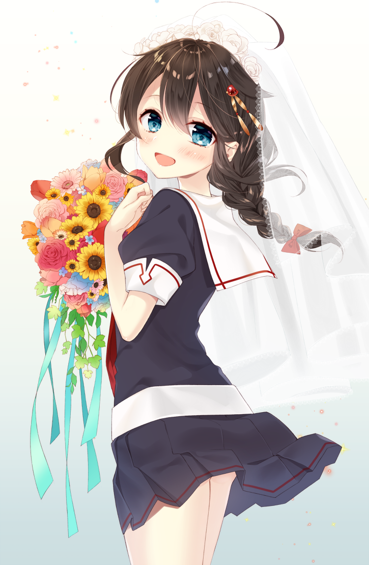 shigure and shigure kai ni (kantai collection) drawn by naoto_(tulip)