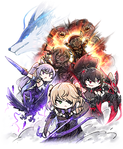keqing, klee, fischl, seele vollerei, theresa apocalypse, and 4 more (genshin impact and 3 more) drawn by ruuha-