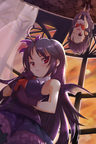 sion flina and rion flina (sword girls) drawn by mintchoco_(orange_shabette)