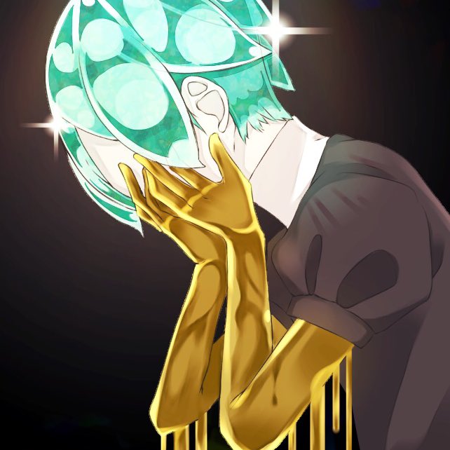 phosphophyllite (houseki no kuni) drawn by nyamao_(nym_0o0)