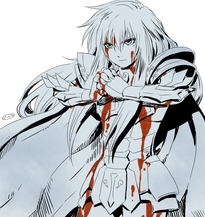 pisces albafica (saint seiya and 1 more) drawn by mizuhara_aki
