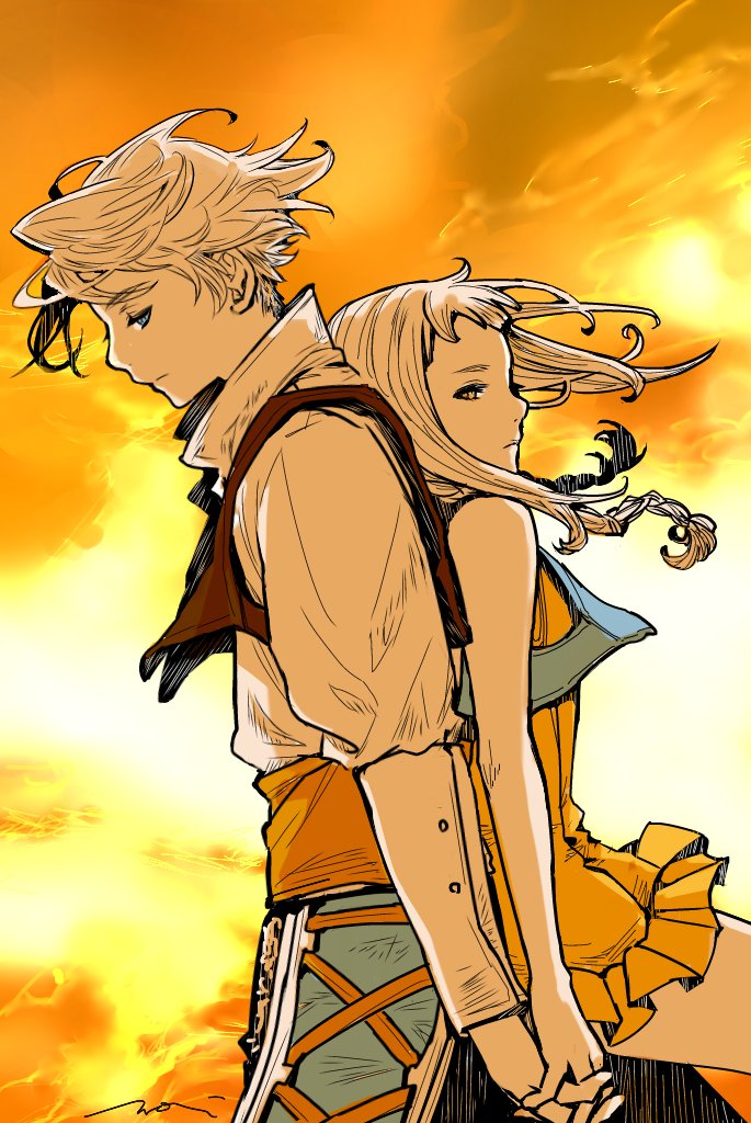penelo and vaan (final fantasy and 1 more) drawn by mochi_(hanamaruudondesu)