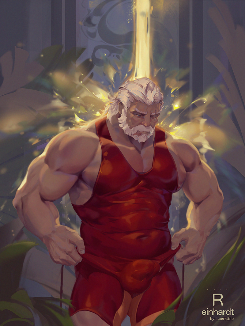 reinhardt (overwatch and 1 more) drawn by luerstine