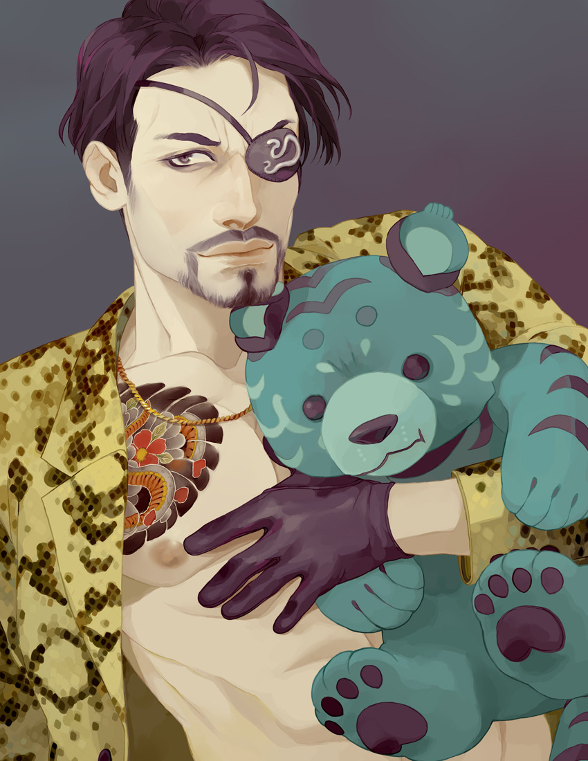 majima goro (ryuu ga gotoku) drawn by paexie