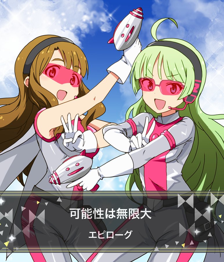 shimabara elena and miyao miya (idolmaster and 2 more) drawn by kidachi