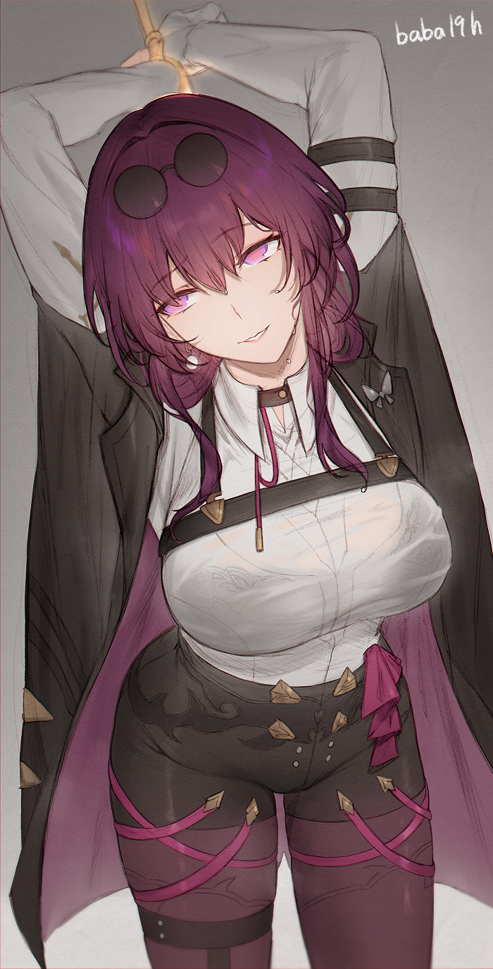 kafka (honkai and 1 more) drawn by baba19h