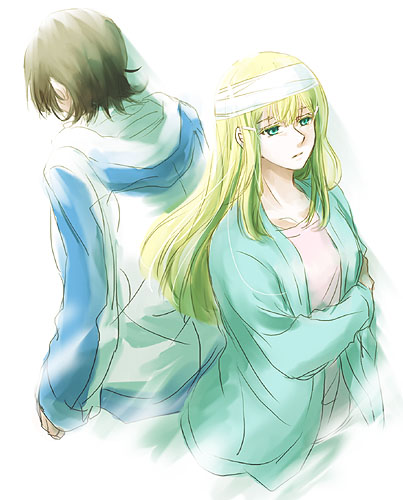 louise halevy and saji crossroad (gundam and 1 more)