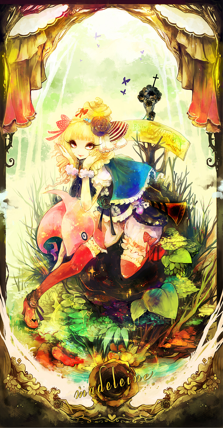 pixiv fantasia and 1 more drawn by houmuari