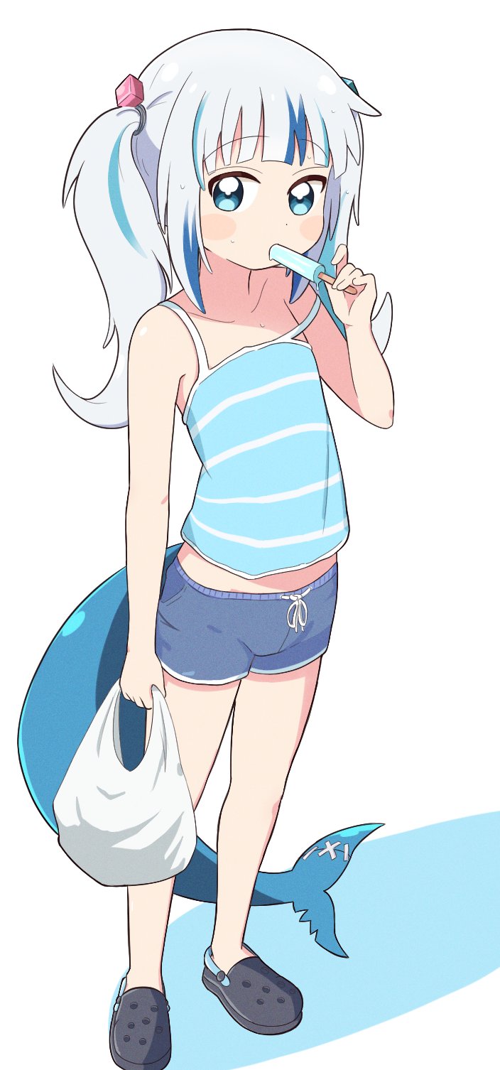 gawr gura (hololive and 1 more) drawn by lurkingkaos