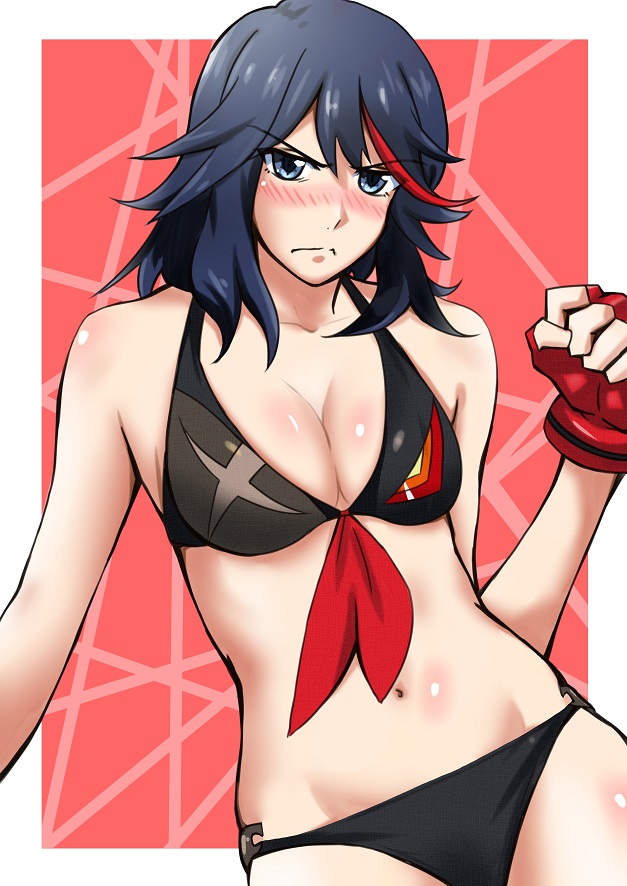 matoi ryuuko and senketsu (kill la kill) drawn by hakase_yurisuki