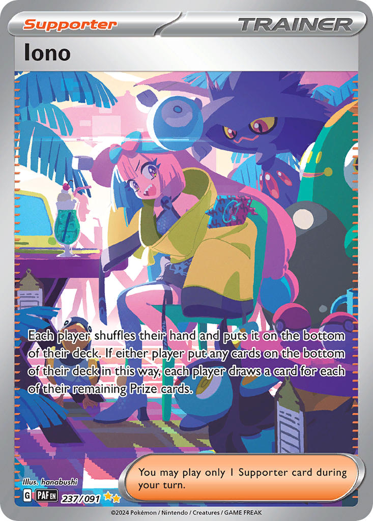 iono, rotom, rotom phone, mismagius, bellibolt, and 2 more (pokemon and 2 more) drawn by hanabushi