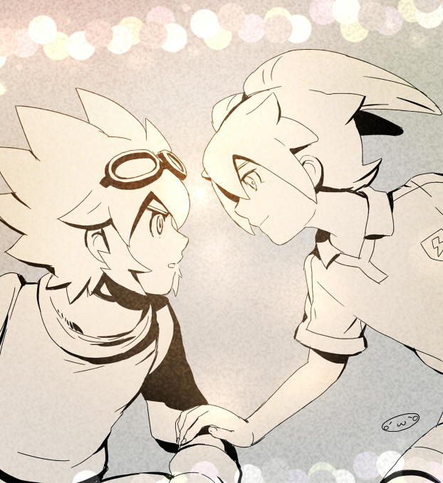 fei rune and saryuu evan (inazuma eleven and 2 more) drawn by mizuhara_aki
