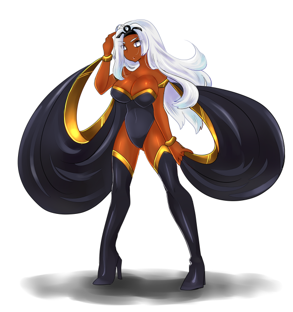 storm (marvel and 3 more) drawn by yukimimi