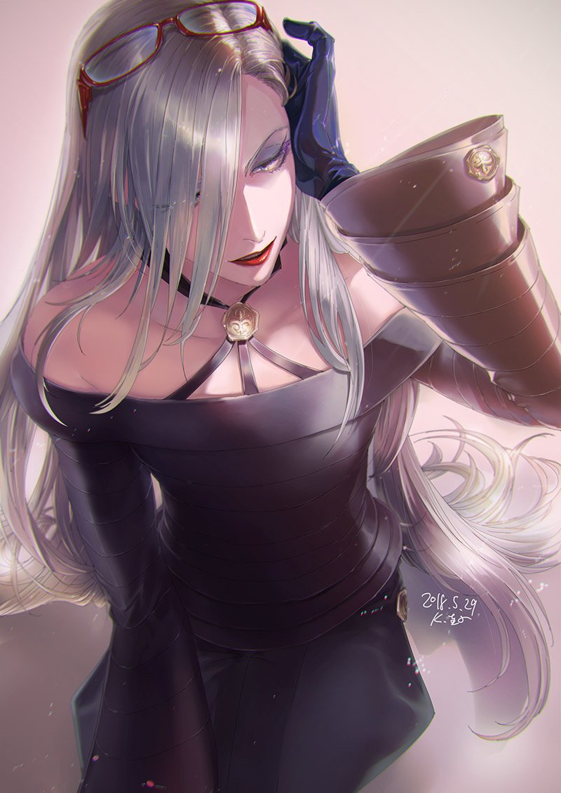 jeanne (bayonetta and 1 more) drawn by kara_namako