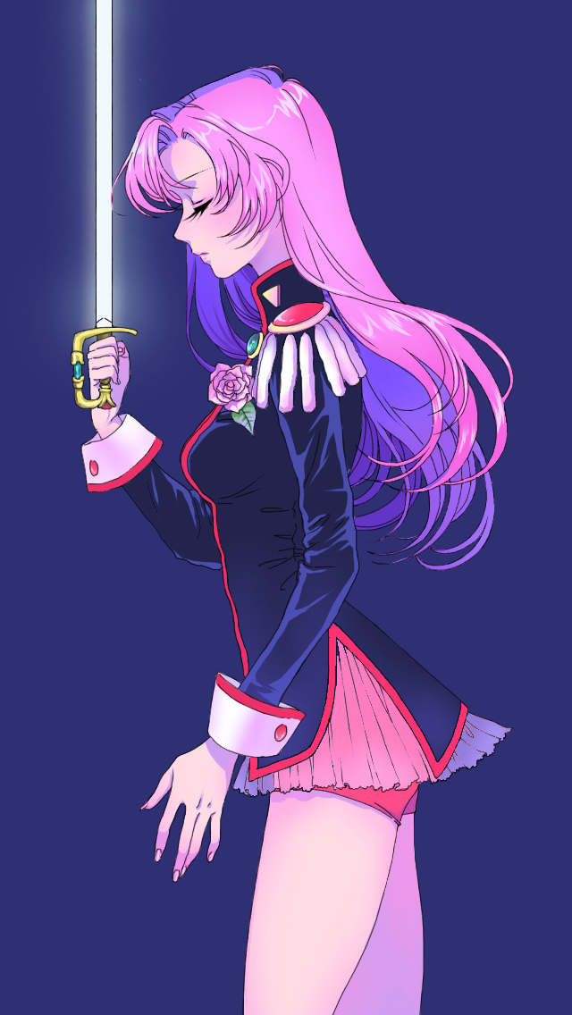 tenjou utena (shoujo kakumei utena) drawn by nipi_(uni_tan)