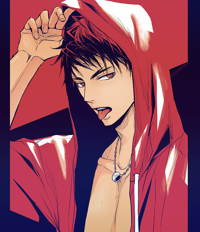 kagami taiga (kuroko no basuke) drawn by a_jou
