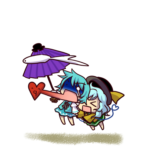 komeiji koishi and tatara kogasa (touhou) drawn by socha
