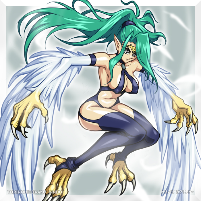 harpie queen (yu-gi-oh!) drawn by rindou_akira