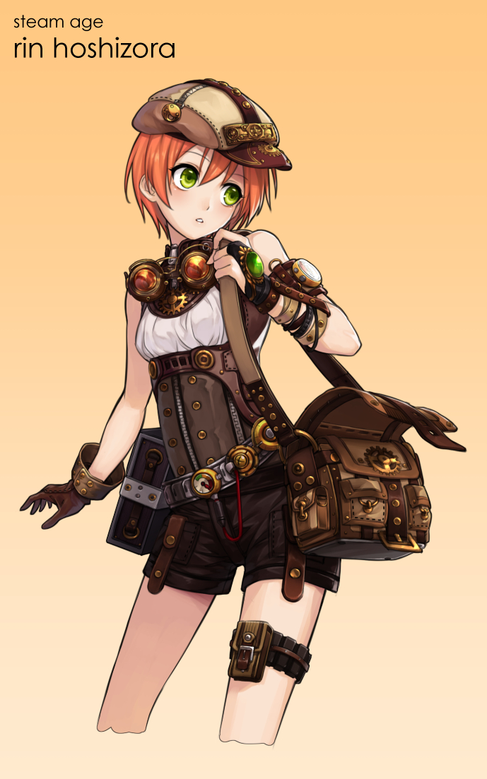 hoshizora rin (love live! and 1 more) drawn by curry_bowl