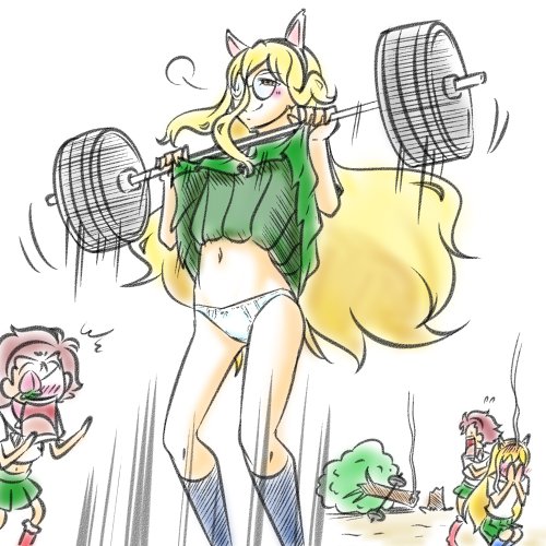 nekonyaa and momogaa (girls und panzer) drawn by kogane_(staygold)