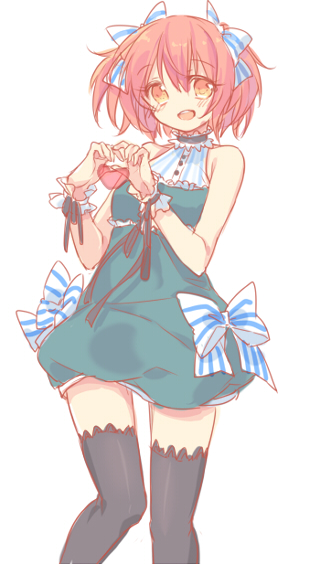 kaname madoka (mahou shoujo madoka magica) drawn by pf