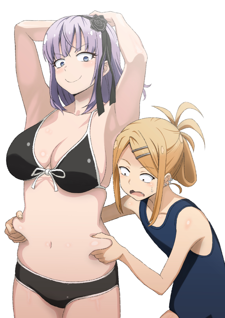 shidare hotaru and endou saya (dagashi kashi) drawn by misumi_(niku-kyu)