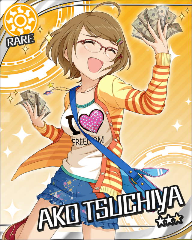 tsuchiya ako and andrew jackson (idolmaster and 1 more)