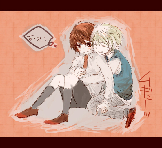darren shan and steve leonard (the saga of darren shan) drawn by skn_nks