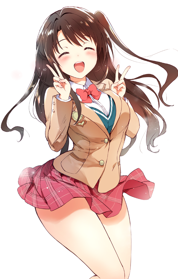 shimamura uzuki (idolmaster and 2 more) drawn by akina_tsukako