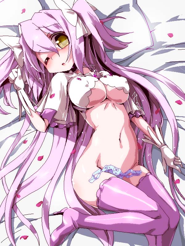 kaname madoka and ultimate madoka (mahou shoujo madoka magica) drawn by miuku_(marine_sapphire)