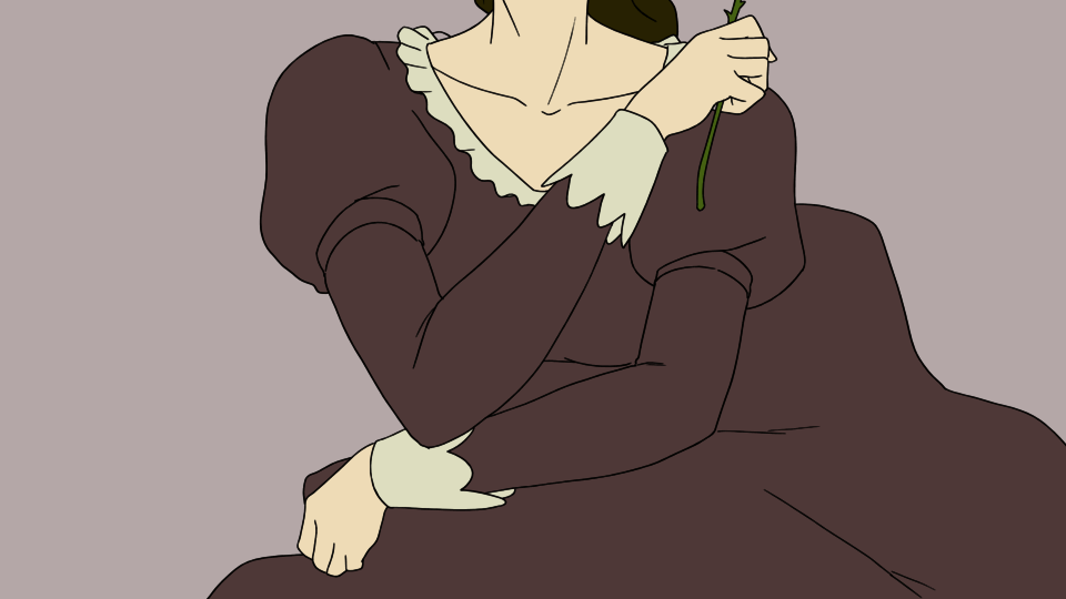 tsubakikoji reiko (bara to tsubaki) drawn by naramura