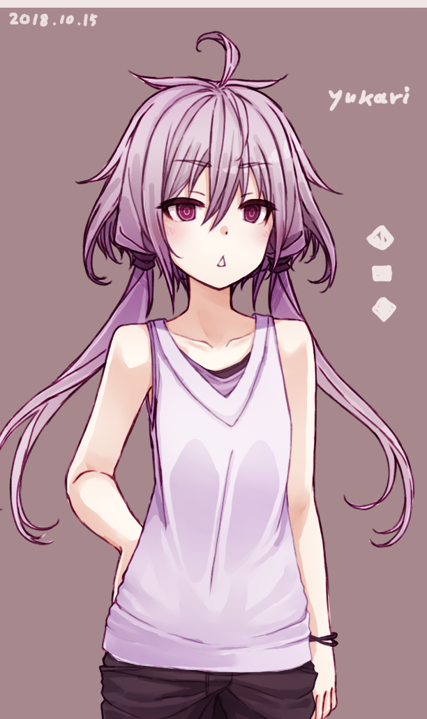 yuzuki yukari (vocaloid and 1 more) drawn by hachikuji