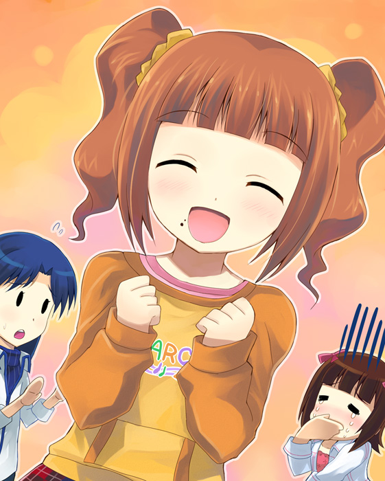 kisaragi chihaya, amami haruka, and takatsuki yayoi (idolmaster and 1 more) drawn by otoutogimi