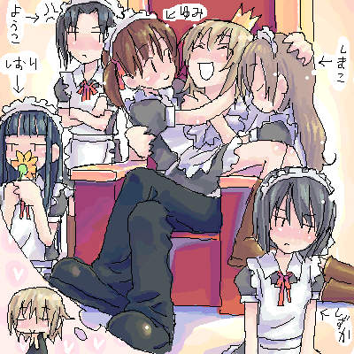 fukuzawa yumi, toudou shimako, satou sei, mizuno youko, kanina shizuka, and 1 more (maria-sama ga miteru)