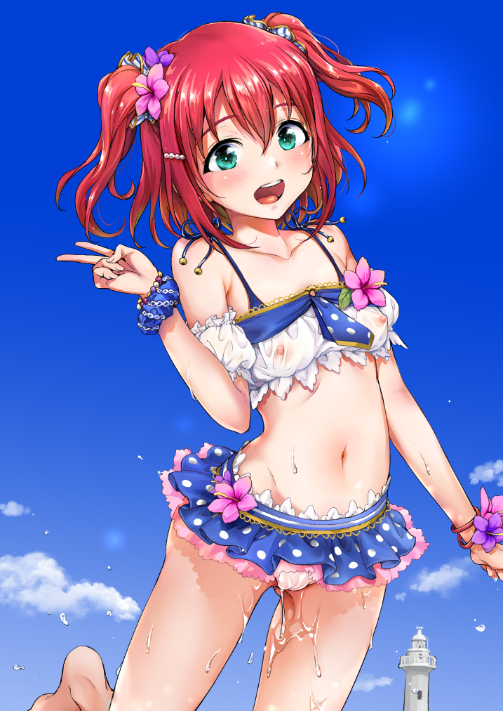kurosawa ruby (love live! and 1 more) drawn by shijou_mako