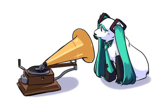 hatsune miku (vocaloid and 1 more) drawn by suzuuchi_yayoi