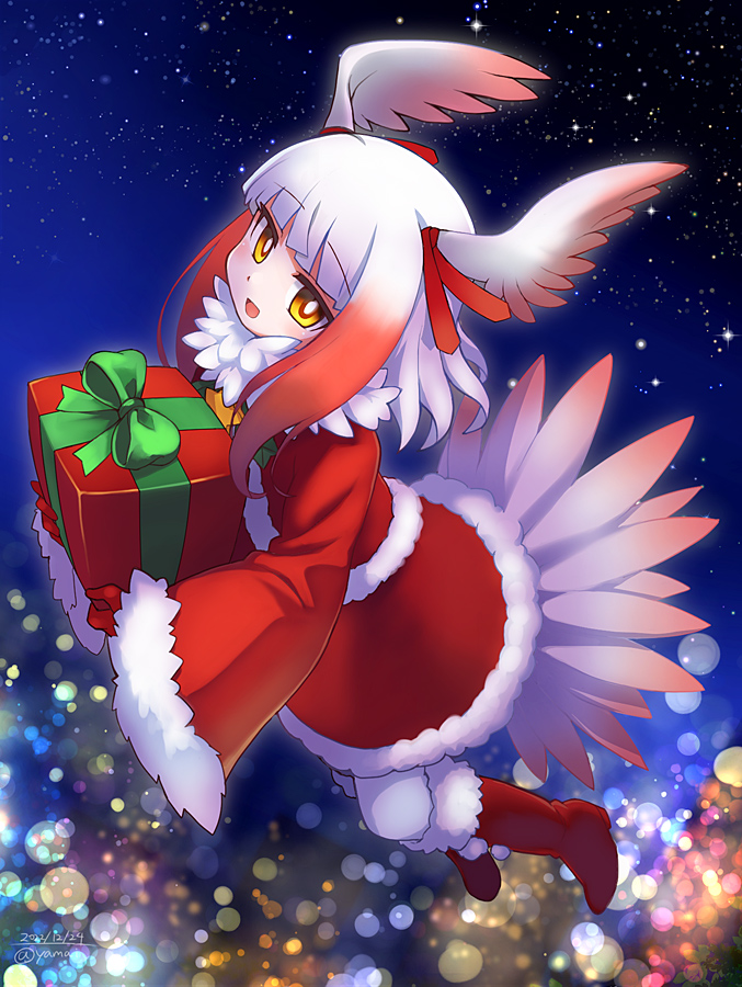 japanese crested ibis (kemono friends) drawn by yamai_(lsd)