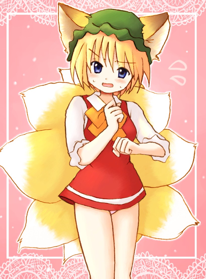 yakumo ran and chen (touhou) drawn by eijima_moko