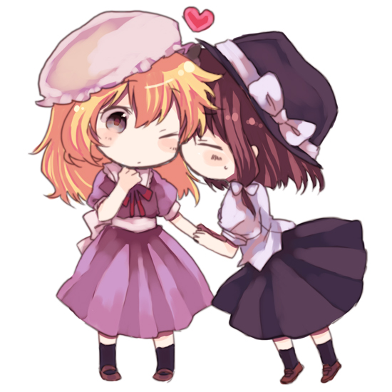 usami renko and maribel hearn (touhou) drawn by miya_(tsumazukanai)