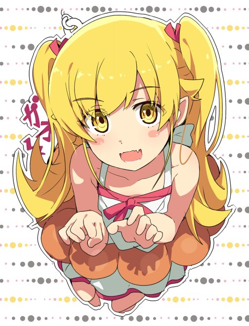 oshino shinobu (monogatari and 1 more) drawn by ogipote